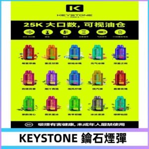 鑰石KEYSTONE FLEX-3 25000口專彈專機套裝|大容量續航